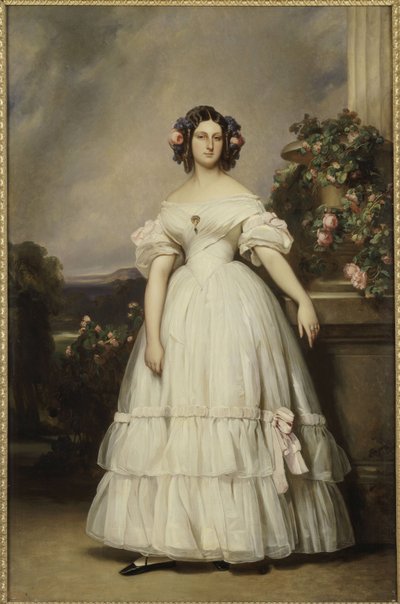 Retrato de la Princesa Clémentine de Orléans (1817-1907) de Franz Xaver Winterhalter